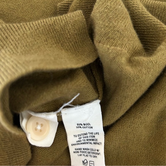 Alex Mill - Wool / Cotton Polo Long Sleeve Top Sweater | excellent condition - Picture 8 of 9